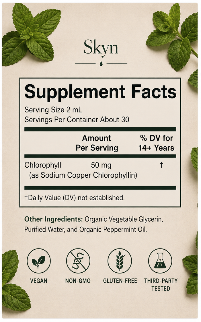 Skyn Liquid Chlorophyll Drops